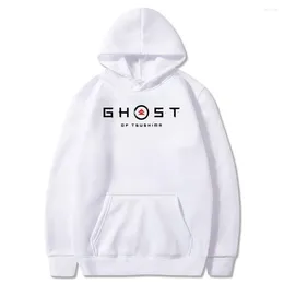 Men's Hoodies Novel Ghost Of Tsushima Awesome Artwork Printing Sweatshirt For Male Graphic Long Sleeve Tops & Hooded Coat