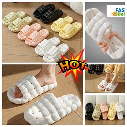 Slipper Home Shoes GAI Slide Bedroom Shower Room Warms Plush Living Rooms Softs Wear Cotton Slippers Ventilate Woman Men pinks white