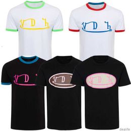 2024 New Arrival Vons Dutchs Tees Usa Motorcyclist Trendy T-shirts Mens Casual t Shirt Summer Short Sleeve Pure Cotton Crew Neck High Street Tops 0bpd