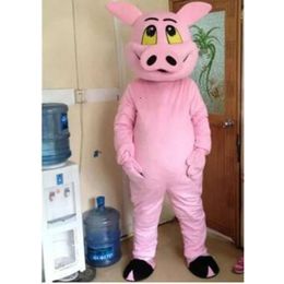 Mascot Costumes Christmas Halloween Little Pink Pig Mascotte Cartoon Plush Fancy Dress Mascot Costume