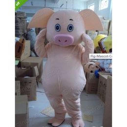 Mascot Costumes Mascot Costumes Halloween Christmas Pig Mascotte Cartoon Plush Fancy Dress Mascot Costume AAA