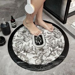 Mats Round Bathroom Shower Suction Cup Floor Mats Bathtub Antislip Massage Foot Mats Restroom Bath Antifall Floor Mats Morden