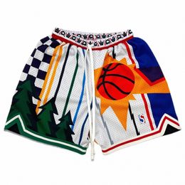 summer Men's Shorts American style Fi trend men's clothing Sports casual basketball training shorts Gym Running Beach Pant N8di#