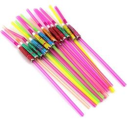 Whole6000 pcslot 94039039 24cm ecofriendly solid Colour plastic drinking straws with paper umbrellas Cocktail straw5434161