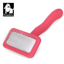 Combs Truelove Square Head Curved Needle Comb Ecofriendly Lightweight Remove Floating Hair Fashion Dog Hair Removal Tools TLK20132