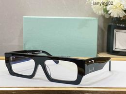 Designer White Sunglasses for Men Women offs Style Fashion Eyeglasses Classic Thick Plate Black Square Frame Eyewear Man Clear Glasses 1GVQH
