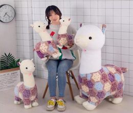 40CM Cute Alpaca Cartoon Plush Toy Pillow Child Ragdoll Birthday Gift Doll Boys and Girls Toys Stuffed Animals Movies TV302Y3668206171452