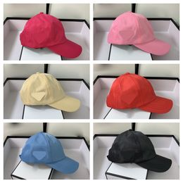 Solid Colour canvas baseball cap moisture absorbing fabric designer hat letter inverted triangle fashionable casquette men's minimalist trucker hats