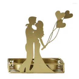 Candle Holders Romantic Holder Metal Wedding Candelabra Home Tabletop Ornament For Lover Drop