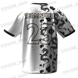 Men's T-Shirts Mens T-Shirt Team Spirit Jerseys Collection The World 12 Game Player Uniform Clothing Tops Men Tops Printing T-shirts Fans Ts T240325