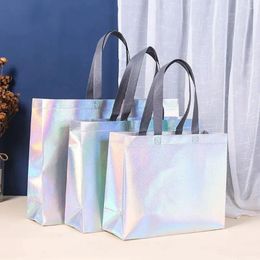 Storage Bags 1Pcs Clothing Store Non-woven Tote Bag Durable Large Capacity Gift Shopping Reusable Pouches Shoulder