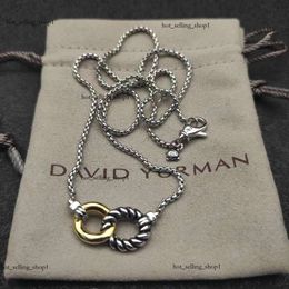 DY Мужчины звонит в колье Дэвида Юрма для женщины -дизайнера ювелирных украшений серебряное ожерелье Dy