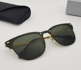 Top Floating Objektivdesign Marke Sonnenbrille Männer und Frauen UV -Schutzlinsen de Soleil Beach Fashion Gläsern Fall Accessoires8168347