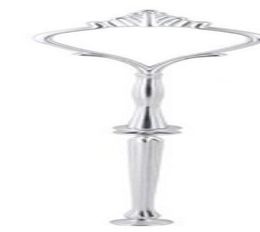 small size New Arrival 3 Tier 45g Cake Plate Stand Handle Fitting Silver Gold Wedding Party Crown Rod3353513