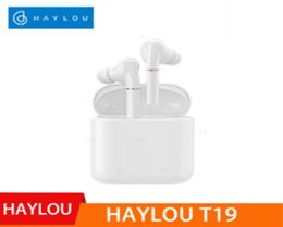 Original Haylou T19 Wireless Charging TWS Bluetooth Headphones APTX Infrared Sensor Touch Wireless Earphones noise cancelling4562383
