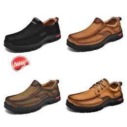 new selling shoes for men genuine leather GAI casual leather shoes Business Loafers lightweight high Quality Climbing designer eur 38-51 Men cool 2024