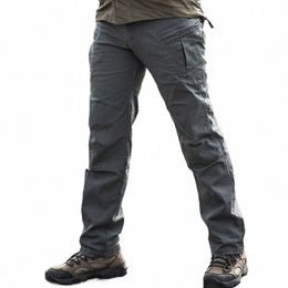 urban Tactical Cargo Pants Men Combat swatt Men New Pants Cott Multi Pockets Stretch Flexible Water Proof Casual Trouser H73Z#