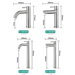 Bathroom Sink Faucets Single Cold Basin Faucet And Household On Platform Under Washbasin Toilet