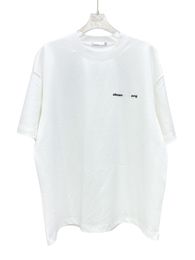 24ss Designer T-shirt Loose Letter Logo Short Sleeve Unisex 100% Cotton Sports Round Neck Breathable Top