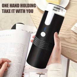 Portable Wireless Coffee Hine American Espresso Capsule Household Fully Automatic Small Rechargeable Handheld Style.