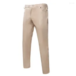 Men's Pants 2024 PU Casual Solid Color Versatile Trendy Personalized Fashion Leather Performance Clothing For Men