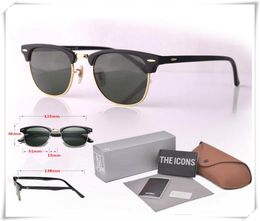 Brand designer Mens Womens Sunglasses plank frame Metal hinge Glass Lens Cat Eye sun glasses uv400 Goggle With Retail cases and la3238004