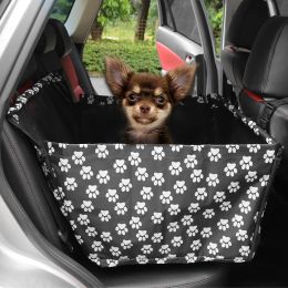 Pens UXCELL Dog Car Back Seat Cover Waterproof Pet Travel Dog Beds Hammock Car Rear Back Protector Mats Safety Carrier For Dogs