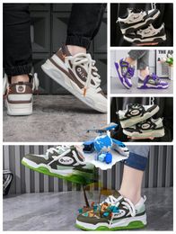 Designer Shoe Fashion Sneakers Black White light blue Mens Womens Casual Shoes GAI Size 35-45 Shoes Platform UNISEX