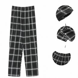 bottoms Men Pyjama Pants Mens Nightwear Plaid Size M-xXXL Sleep Pants Sleepwear Soft Comfort Comfortable Fi 75gf#