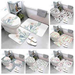 Mats Antislip Bath Mat Bathroom Small Rug Shower Mat Decorative Absorbent Foot Mat Entrance Bathtub toilet rug Morandi Nordic letter