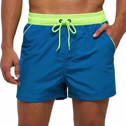 Homens Summer Swim Shorts Swimwear Trunks Maiôs Quick Dry Surf Beach Board Cintura Elástica Swim Pants Surfing Shorts com Malha Z3By #