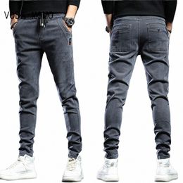 spring Summer Black Grey Cargo Jeans Men Streetwear Denim Jogger Pants Men Baggy Harem Jean Trousers cargo pants men jeans J412#