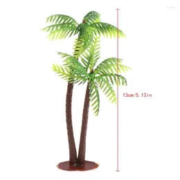 Decorative Flowers Mini Scenery Landscape Model Simulation Palms Tree Home Decor Ornaments
