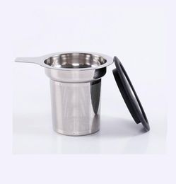 High Quality 304 Stainless Steel Tea Infuser Mesh Strainer with Large Capacity Perfect Size Tea filter mesh1046143