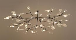 Modern Heracleum Tree Leaf Pendant Light LED Lamp Suspension Lamps Living Room Art Bar Iron Restaurant Home Lighting AL12181i705512609568