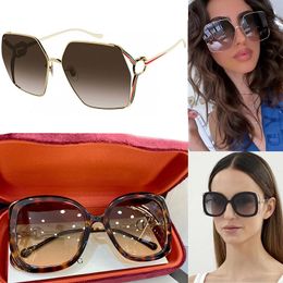 Women quadrate sunglasses designer sunglasses Classic Change Colour Clear Optical Goggles Original binding box sunglasses GG1322SA GG1021S