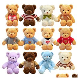 Stuffed Plush Animals Cute Teddy Bear P Toy Bow Tie Sweater Childrens Birthday Gift Drop Delivery Toys Gifts Dhl7I