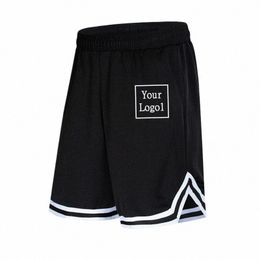 custom Knee Length Basketball Shorts Men Striped Loose Running Sport Gym Mesh Breathable Fitn Training Workout Bottom Male F30X#