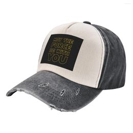 Ball Caps May The Force Be With You Baseball Cap Kids Hat Snap Back Black Snapback Men Women's