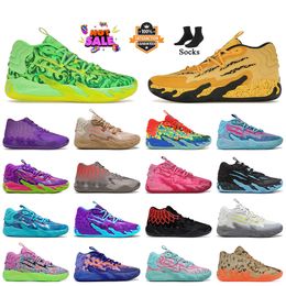 Fashion Designer Lamelo Ball Shoes MB.03 01 of One Basketball Trainers Rick and Morty Porsche LaFrance Forever Rare Queen City GutterMelo Pink Chino Hills Sneakers