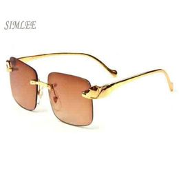 2017 brand sunglasses vintage retro sunglasses gold silver frames glasses clear lenses pilot buffalo horn glasses eyewear come wit2196848