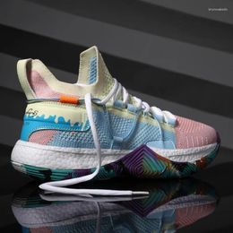 Basketball Shoes High Quality Men Sneakers Light Anti-skid Absorption Basket Women Multicolor Sports Trainer