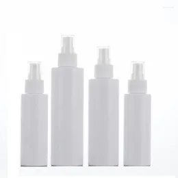 Storage Bottles 20Pcs Mist Spray Bottle Plastic Pump Cosmetic Packaging Containers 100ml 150ml 200ml PET White Empty Toner Refillable
