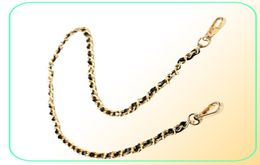 Bag Parts Accessories Chain Purse Crossbody Handbag Shoulder Strap Replacement Light Gold Black120cm17565135