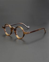 Designer Sunglasses Acetate Small Round Glasses Men Retro Vintage Square Eyeglasses Frame Women Myopia Prescription Frames Spectac4866046