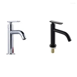 Bathroom Sink Faucets Single Cold Water Faucet Kitchen Basin Washbasin Black/chrome