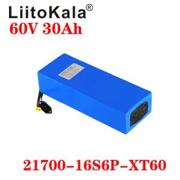 Slotenmakerbenodigdheden Liitokala 60v Battery 20ah 35ah 30ah 40ah Electric Scooter Bateria 60v Electric Bicycle Lithium Battery Scooter Ebike Battery