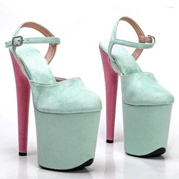 Dance Shoes Fashion 20CM/8inches PU Upper Plating Platform Sexy High Heels Sandals Pole 200