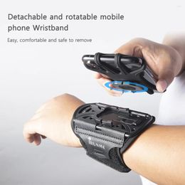 Outdoor Bags 360 Degree Rotation Armband Wrist Case Wearable Wristband Phone Adjustable Bag Removable For Running Cycling