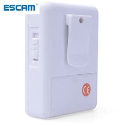 2024 ESCAM wirless infrared alarm Door Bell Driveway Patrol Garage System Motion Sensor 2 transmitter with 1 ReceiverDoor Bell Driveway Patrol